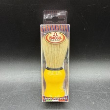 Omega Shaving Brush Pure Bristle 10065Y Mens OS Yellow Italy Classic Vintage