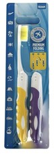 Pack of 2pc Comfort Hold Travel Toothbrush On 2 Count Pack 1 , Assorted
