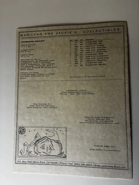 Marilynn and Jackie s Collectibles Pumpkin Pillow! - Image 2 of 2