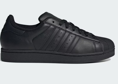 Adidas Originals Mens Superstar Black Sneakers Casual Shoes