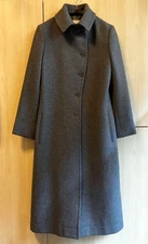 Vintage 1997 Miu Miu Long Coat Size 40 Gray Length 108cm