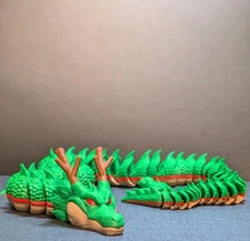 Articulating Shenron Dragon Toy  3D Printed