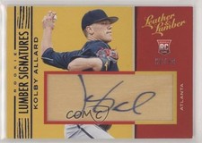 2019 Panini Leather & Lumber Rookie Signatures Blue 90/99 Kolby Allard Auto 0rm6