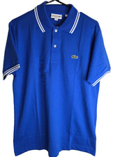 Lacoste Men s Regular Fit Cotton Polo Shirt Blue size M