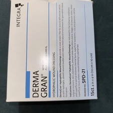 Derma Gran Hydrophilic Wound Dressing SPD-21 with Zinc Plus Vitamins A & B6 4x4