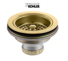 KOHLER Duostrainer Sink Strainer Vibrant Polished Brass K-8799-PB - Open Box