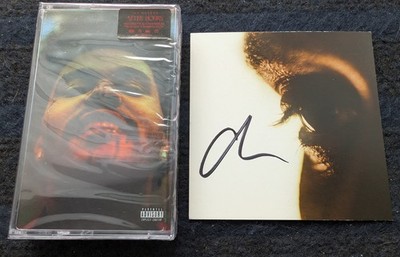 The Weeknd After Hours US Limited Holographic Cover Red Cassette Signed Art Card