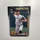 Topps 2024 Update Series Paul Skenes Rookie #US100 Pirates Baseball Card