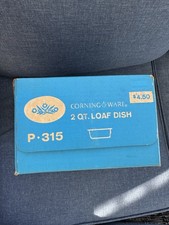 Vtg Corning Ware Blue Cornflower Loaf Pan 2 Qt P-315 9x5x3 Baking Dish, SIB