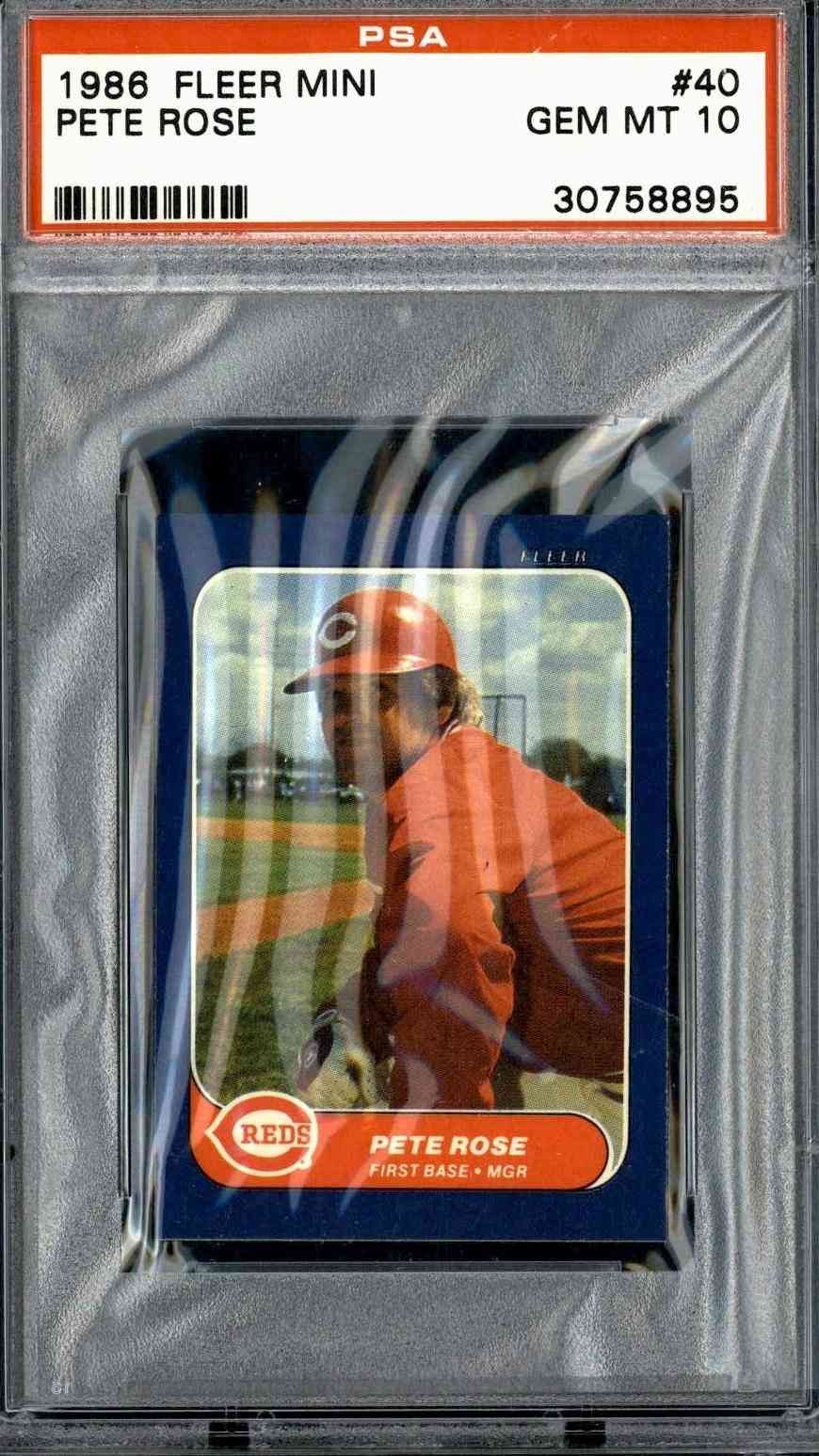 Pete Rose #40 2012 Playoff Prime Cuts Baseball Timeline Memorabilia