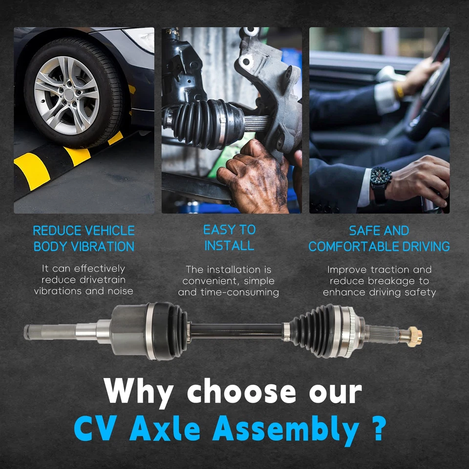 2 ejes delanteros CV para Nissan Pathfinder Frontier Xterra 4,0 L 2,5 L 2005-2012 Foto 2 de 4