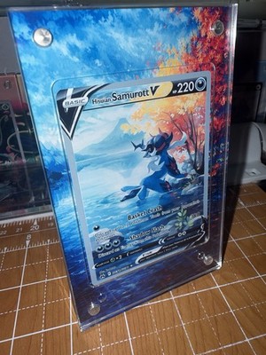 Hisuian Samurott V GG51/GG70 Pokemon Crown Zenith Magnetic   Extended Art Case