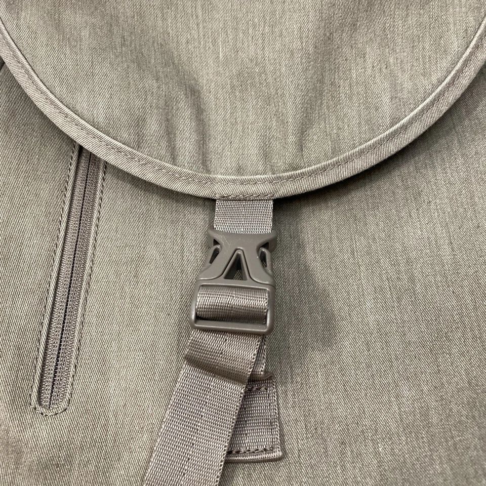 Sherpani Oli Backpack Medium Beige/Olive Drawstring Travel School Laptop Sleeve - Image 4 of 4