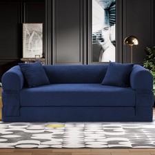 4-in-1 Convertible Floor Sofa Bed,Foldable Sleeper Sofa for Living Room, Bedroom