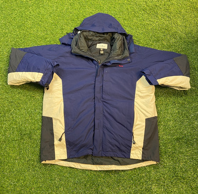 Vintage LL Bean Jacket Size Large Outdoors Winter Coat Hiking Gear 00s