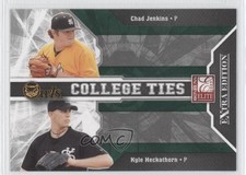 2009 Donruss Elite Extra Edition Green Chad Jenkins Kyle Heckathorn #12 9da