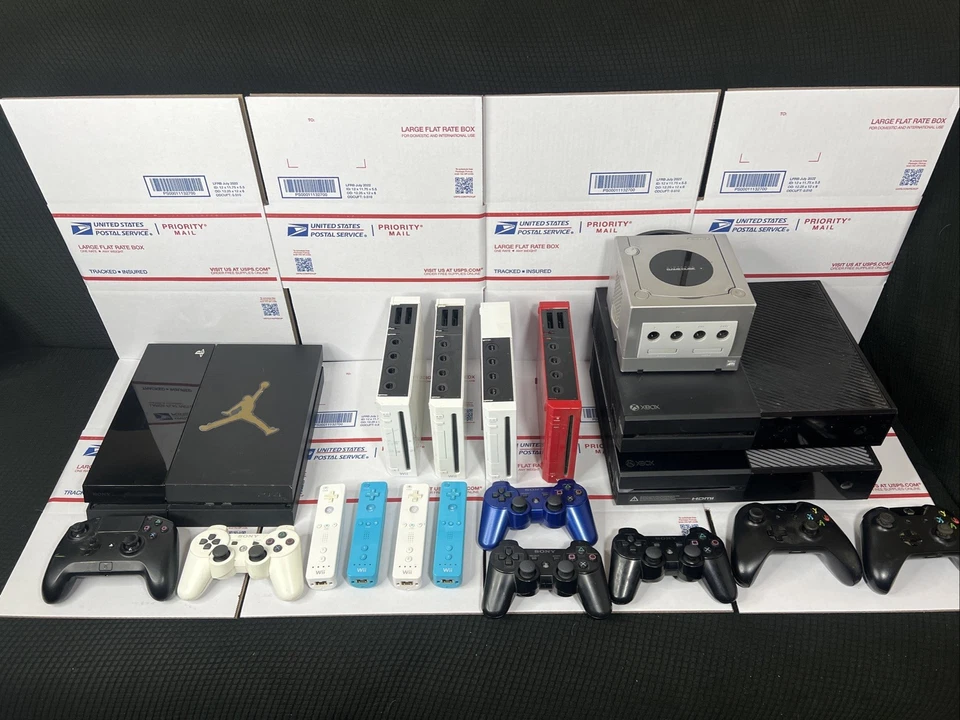 Lote Surtido de Consolas de Videojuegos - XBOX One / GameCube / Wii / PS4 - *TAL CUAL / LEER Foto 2 de 4