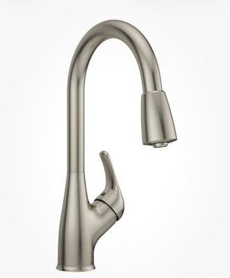 PROFLO PFXC9011LF BN 1 GPM 1 Hole Pull Down Kitchen Faucet - Brushed Nickel