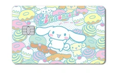 Saniro Cinnamoroll Credit/Debit Card Cover Skin Sticker  New Free Shipping 