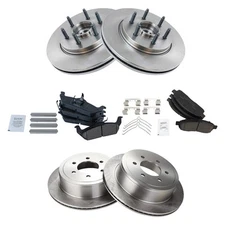 TRQ BKA11835 Disc Brake Kit For Ford F-150 2004-2008 Front Rear 4L3Z2001AD