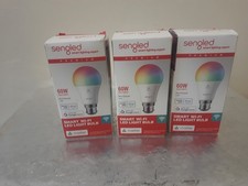 Image of 3 X Sengled LED Smart Light Bulb. Matter-Enabled, Multicolour,