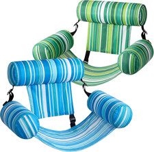 Inflatable Pool Floats Adult,2 Packs Floating Lounge Chairs,Blow up Pool Noodles