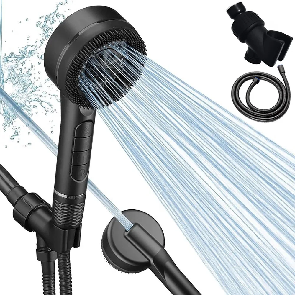 Shower Head High Pressure Doubled Filtration Multi-function Water Outlet Modes