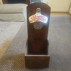 Vintage Starr X Pepsi-Cola Bottle Cap Opener w/ Wooden Box Cap Catcher 10x4"