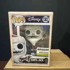 Funko POP! Disney - NBC Santa Jack #1383 Glow Amazon Exclusive