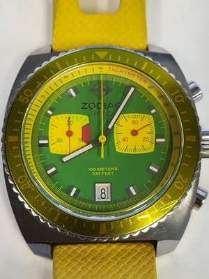 くじら55様 99年製 oriente HO-38 3/4サイズ 虎目ネック Zodiac Mens' ZO3009 Limited Edition Swiss Made Yellow Sea Dragon