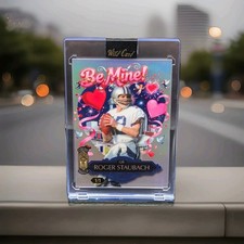 2026 Roger Staubach Color Match True 1/1 Be Mine Wild Card Sweet