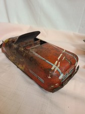 1940's Wyandotte Sportsmen Red Woody Convertible Toy Car AS FOUND