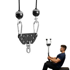 Multi-Grip LAT Pull Down Bar Hardened Powder-Coated Finish, 360  Rotating Sta...