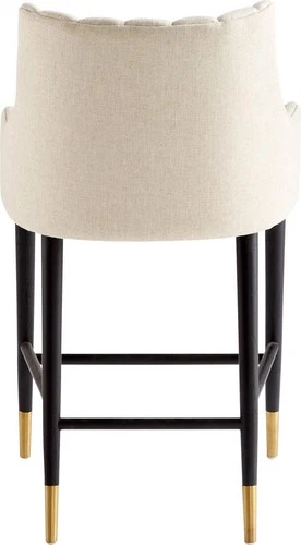 Modern Tesoro Bar Stool with Gold Accents by Cyan - Picture 3 of 6