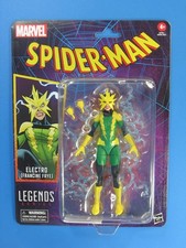 Spider-Man Electro 6  Action Figure 2025 Francine Frye MOC RETRO Marvel Legends