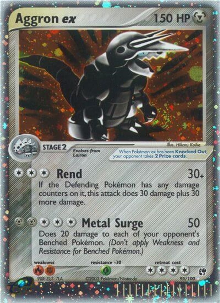 Aggron ex Holofoil [SS - 95/100]Grade 7