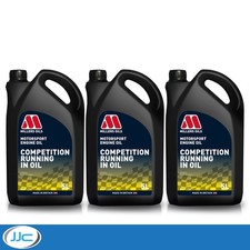 3 x 5 Litre - Millers Oils CRO 10W40 Motorsport Running In Engine Oil 5.27 per litre