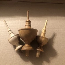 Set of 3 Seth Thomas Clock Fashion Finials - Unfinished Lot 2