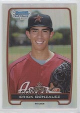 2012 Bowman Draft Chrome Draft Picks Refractor Erick Gonzalez #BDPP99 0ed