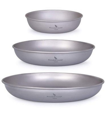 Camping Titan Geschirr Teller Untertassen Set Outdoor Ultraleicht Geschirr UK