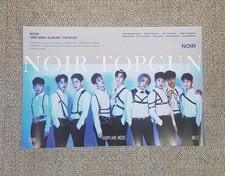 K-POP NOIR 2nd Mini album - [TOPGUN] OFFICIAL POSTER -NEW-
