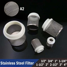 1/2" ~ 4"  Nylon Threads Strainer-Suction And Sump Filter Stainless Steel Mesh