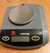 OHAUS Scout II Digital Balance Model SC2020  200 x 0.01g  200g with Power Supply