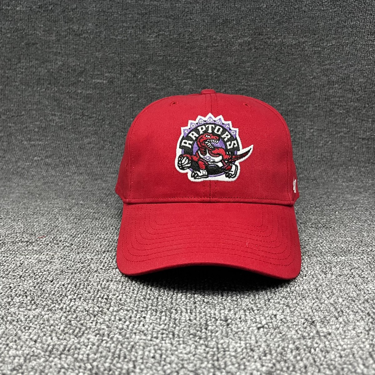 Toronto Raptors '47 Brand Clean Up Hat Red NBA Hardwood Classics HWC Strapback