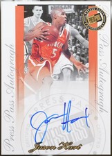 2000 Press Pass SE #NNO Jason Hart Autographs Basketball NM