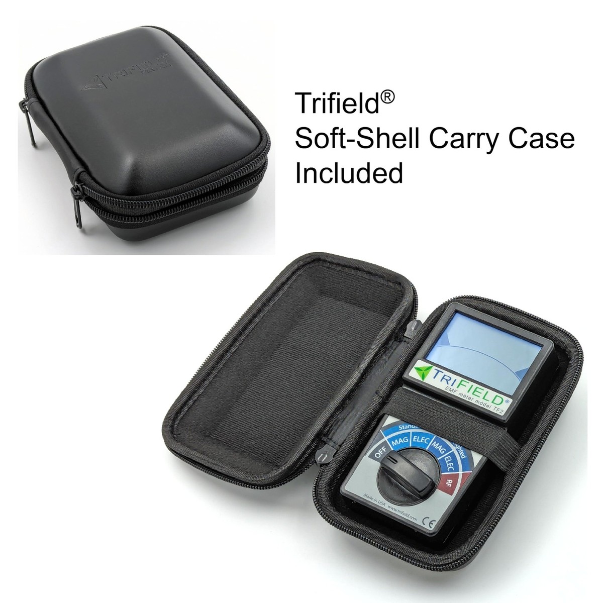 TriField EMF Meter Model TF2 – Made in USA - #1 Handheld Black 