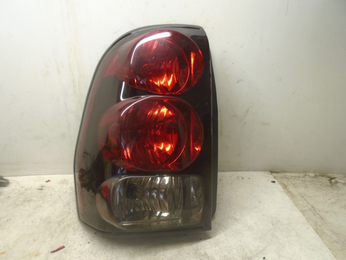 Black Housing Clear Lens Tail Lights For 2002-2009 Chevy Trailblazer | Pair Left & Right | Spec-D Tuning