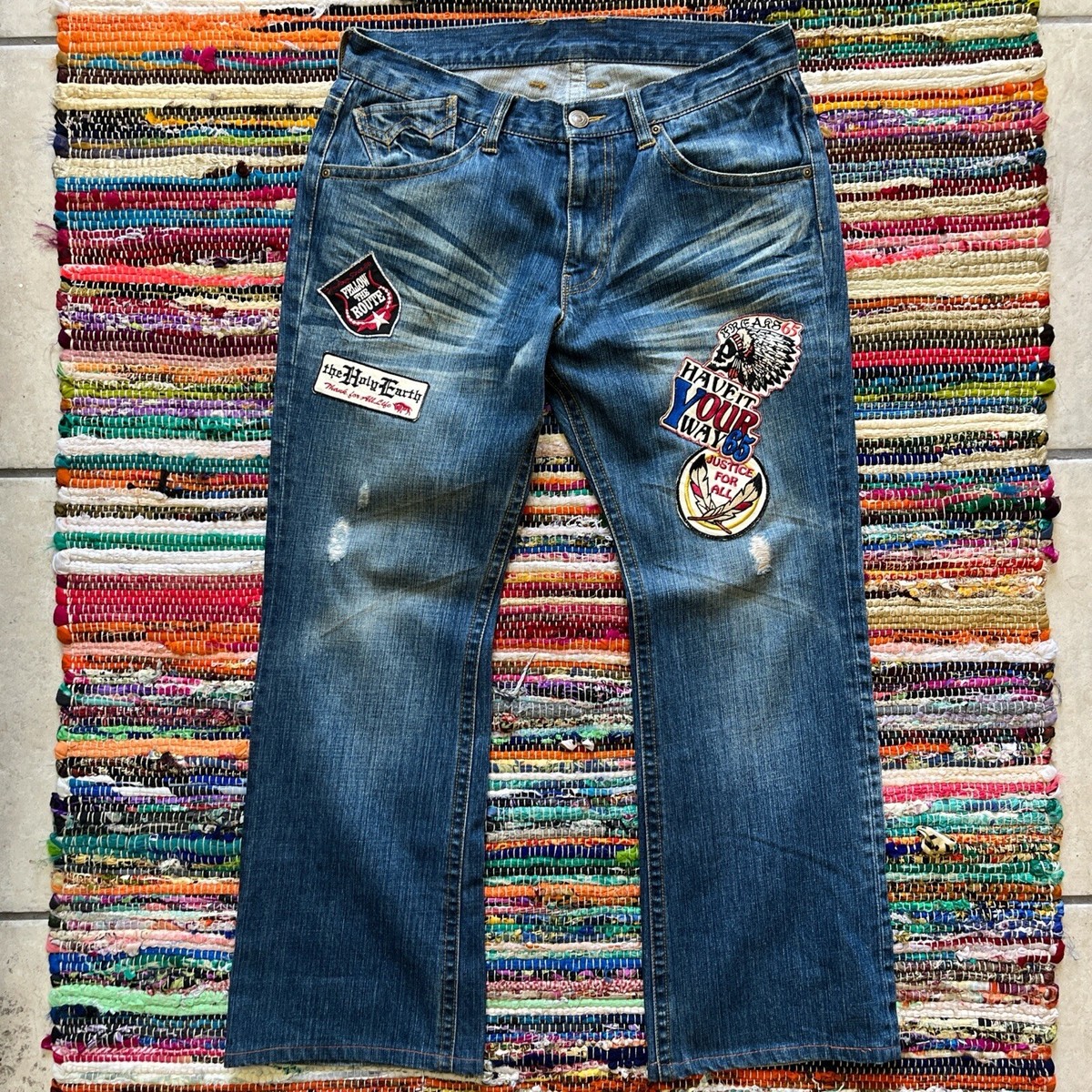 90s 00s Y2K RATTLE TRAP デニム ヴィンテージ加工 90s 00s Y2K RATTLE TRAP デニム ヴィンテージ加工 - メルカリ