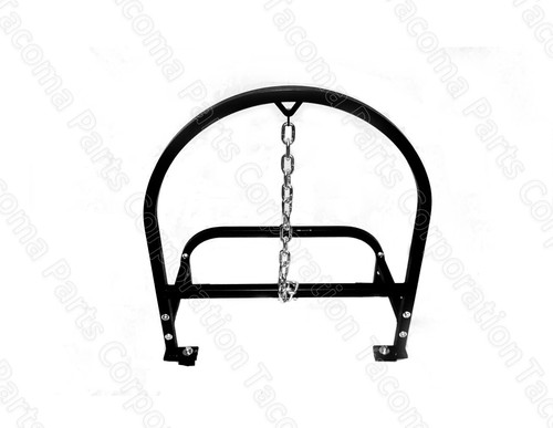Semi Single Spare Tire Holder Behind Cab Compatible with All Semi Trucks - Picture 5 of 12