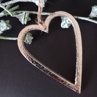 Herz HäNger Metall Silber GeschenkanhäNger PäCkchenanhäNger 10 Cm